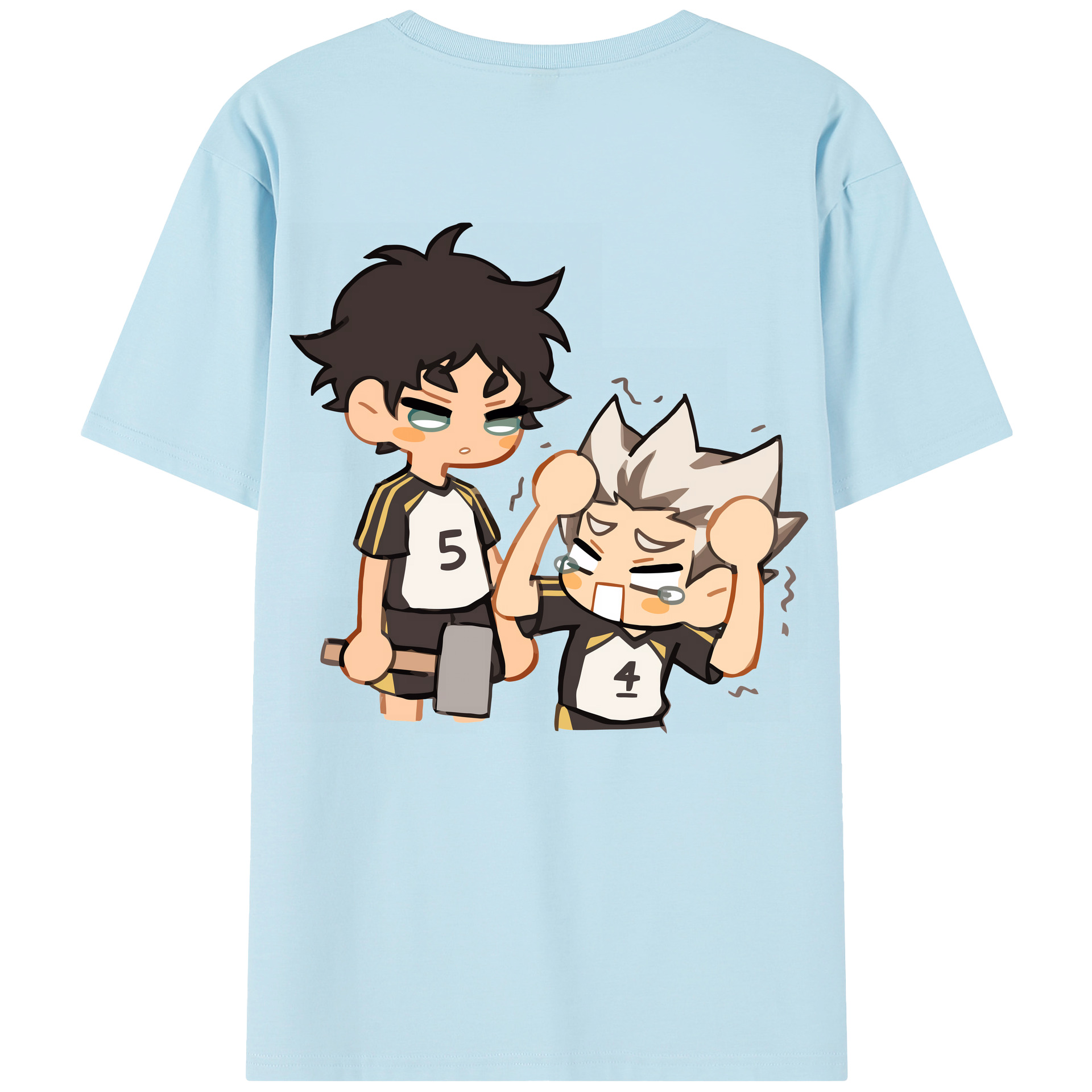 （画像用） ハイキュー!! Haikyu!! 綿100％半袖Tシャツ（背面プリント）